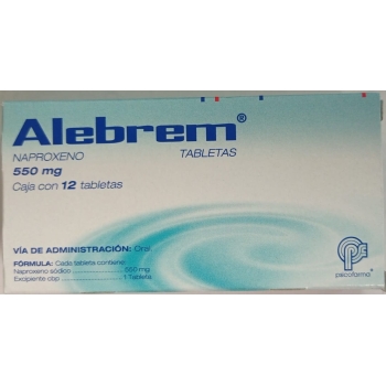 ALEBREM (NAPROXENO SODICO) 550MG 12TAB