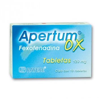 APERTUM-OX (FEXOFENADINA) 120MG 10TAB