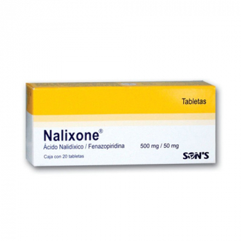 NALIXONE (ACIDO NALIDIXICO/ FENAZOPIRIDINA) 500MG/50MG 20TAB