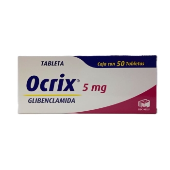 OCRIX (GLIBENCLAMIDA) 5MG 50T