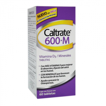 CALTRATE 600+M 60 TABS