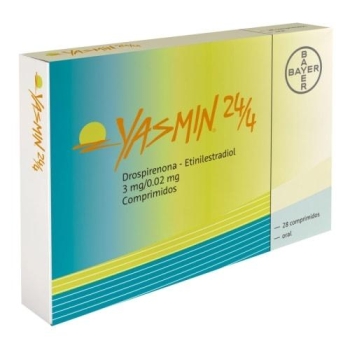 YASMIN 24/4  28 COMPRIMIDOS