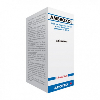 AMBROXOL 15MG/5ML SOLUTION 120ML *THIS PRODUCT IS ONLY AVAILABLE IN MEXICO