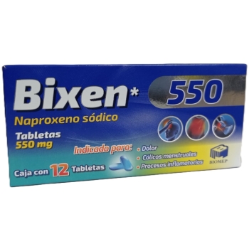 BIXEN (NAPROXENO) 550MG 12 TABLETAS