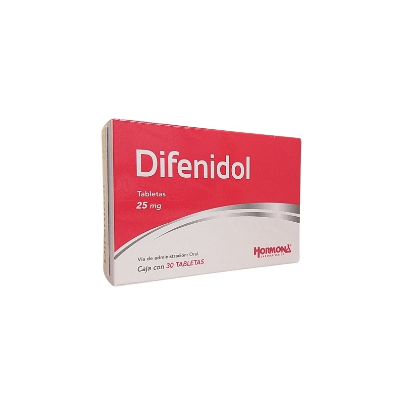 DIFENIDOL (VONTROL) 25MG 30 TABLETAS MEXIPHARMACY