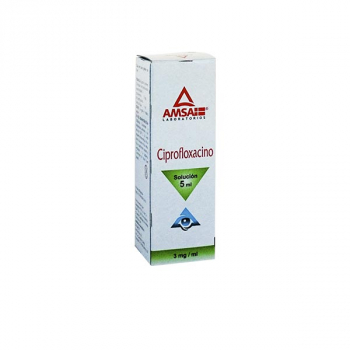 CIPROFLOXACINO SOLUCION OFT 5ML