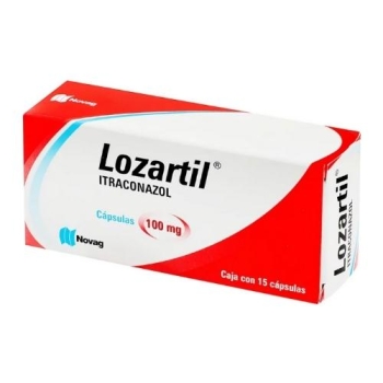 LOZARTIL (ITRACONAZOL) 100MG 15 CAPSULES