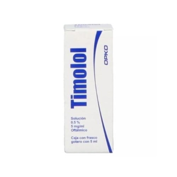 TIMOLOL 5% SOLUCION OFTALMICO 5ML *THIS PRODUCT IS ONLY AVAILABLE IN MEXICO