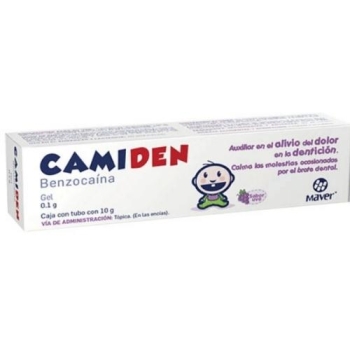 CAMIDEN (BENZOCAINA) 0.1G TOPIC GEL GUM 10G