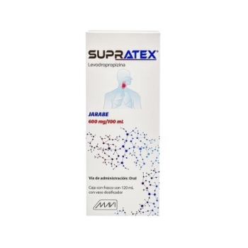 SUPRATEX (LEVODROPROPIZINA)600MG 120ML *THIS PRODUCT IS ONLY AVAILABLE IN MEXICO