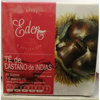 TE DE CASTAÑO DE INDIAS 30 SOBRES EDEN