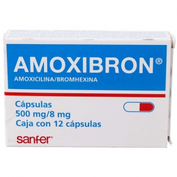 AMOXIBRON (AMOXICILINA / BROMHEXINA) 12CAPSULES