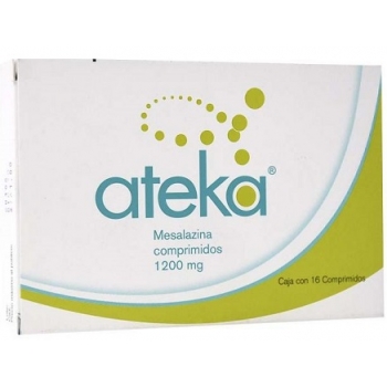 ATEKA (MESALAZINA) 1200 MG 16 TAB