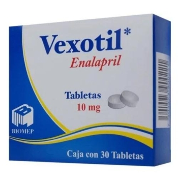 VEXOTIL (MALEATO DE ENALAPRIL) 10MG 30TABLETAS