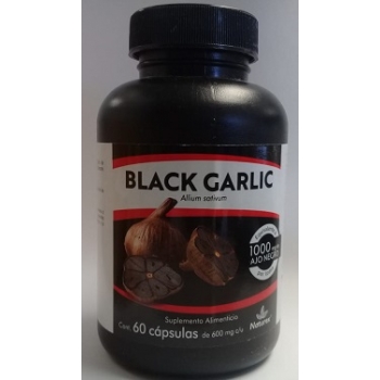 BLACK GARLIC (EXTRACTO DE AJO NEGRO (ALLIUM SATIVUM) 600MG 60 CAPSULES