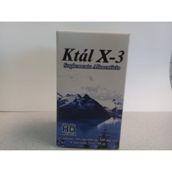 KTAL X-3 (DAMIANA LEAF POWDER, AZAHAR FLOWER, LETTUCE LEAF, HOPPER FLOWER, BALNCO ZAPOTE, CHAMOMILE, OAT AND MAGNESIUM) 500MG 60 CAPSULES