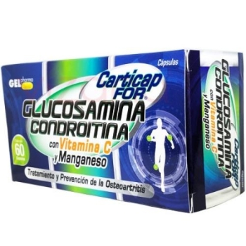 CARTICAP FOR (GLUCOSAMINE / CHONDROITIN / VITAMIN C / MANGANESE) 60 CAPSULES