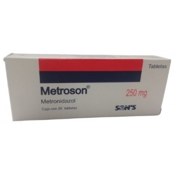 METROSON (METRONIDAZOLE) 250MG 20 TABLETS