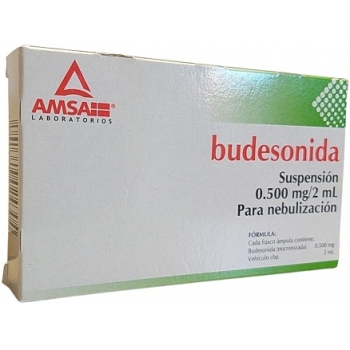 BUDESONIDA (BUDESONIDA) 0.500ML 5 JARS AMPULA WITH 2ML - This product is available only to customers within Mexico