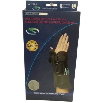 WRIST BRACELET WITH THUMB SPLINT ON RIGHT ABD SIZE LARGE 1 PIECE