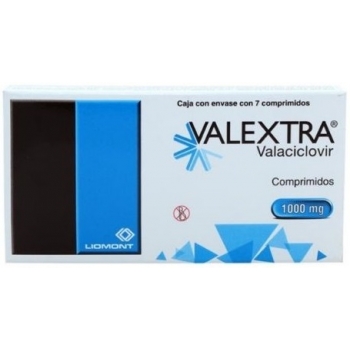 VALEXTRA (VALACICLOVIR) 1000MG 7 COMPRIMIDOS