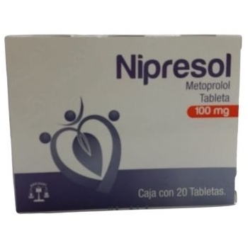 NIPRESOL (METOPROLOL) 100MG 20 TABLETS