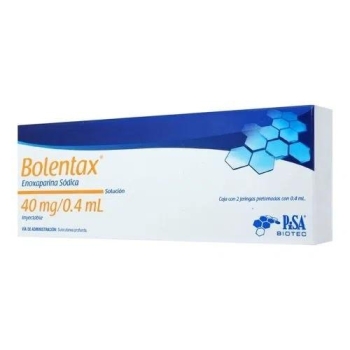 BOLENTAX (ENOXAPARINE SODIUM) 40MG/0.4ML 2 PRE-FILLED SYRINGES