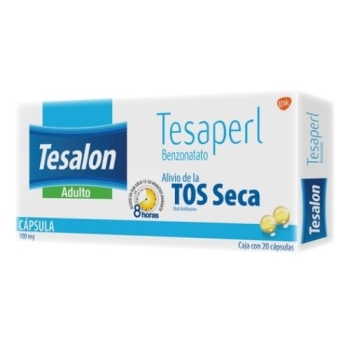 TESALON (BENZONATATO) 100MG 20 PERLAS