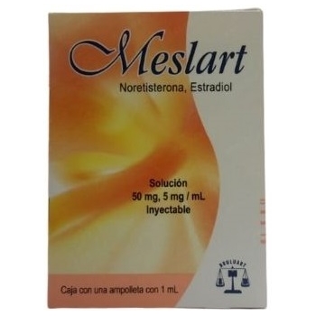 MESLART (NORETISTERONE, ESTRADIOL) 50MG/5MG ONE AMPOULET WITH 1ML