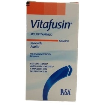 VITAFUSIN MULTIVITAMINIC SOLUTION INJECTABLE - This product is available only to customers within Mexico