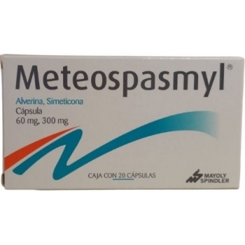 METEOSPASMYL (ALVERINA,SIMETICONA) 60MG, 300MG 20 CAPSULAS