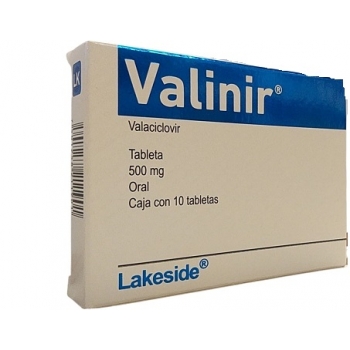 VALINIR (VALACICLOVIR) 500MG 10 TABLETAS