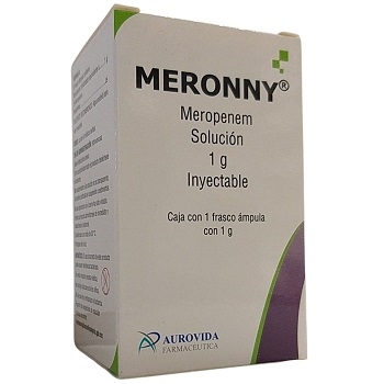 MERONNY (MEROPENEM) 1G INJECTABLE SOLUTION