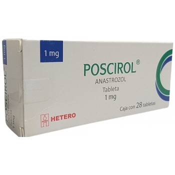 POSCIROL (ANASTROZOL) 1MG 28 TABLETAS