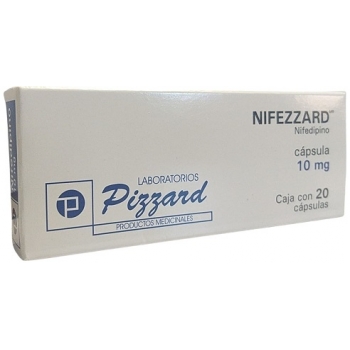 NIFEZZARD (NIFEDIPINO) 10 MG 20 CAPSULAS