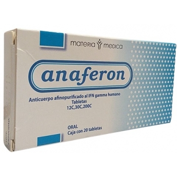 ANAFERON (ANTICUERPO AFINOPURIFICADO AL IFN GAMMA HUMANO) 20 TABLETAS