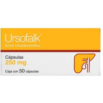 URSOFALK (URSODEOXICOLIC ACID) 250MG 50 CAPSULES