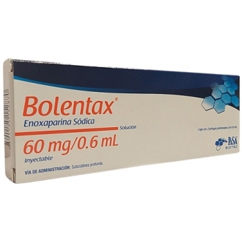 BOLENTAX (ENOXAPARINE SODIUM) 60MG INJECTABLE SOLUTION