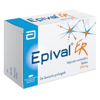 EPIVAL (VALPROATO SEMISODICO) 250 MG 30TAB LP