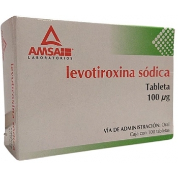 SYNTHROID (LEVOTHYROXINE) 100mcg 100TABLETS