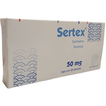 SERTEX (SERTRALINA) 50MG 28 TABLETAS