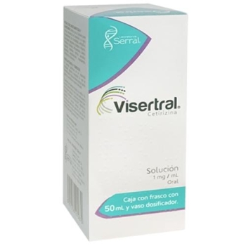 VISERTRAL (CETIRIZINA) 1MG SOLUCION FRASCO CON 50 ML