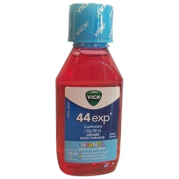 VICK 44 EXP INFANTIL (GUAIFENESIN) 1.33 G BOTTLE WITH 120 ML