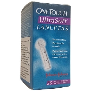 ONETOUCH ULTRASOFT LANCETAS 25 LANCETAS