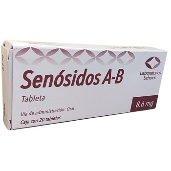 SENOSIDOS A-B (SENOSIDES A-B) 8.6MG 20 TABLETS