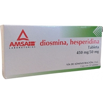 DIOSMINA, HESPERIDINA (DIOSMINE, HESPERIDINE) 450MG / 50MG 20 TABLETS