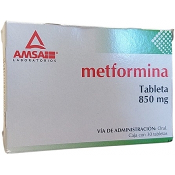 METFORMINA (METFORMIN) 850MG 30 TABLETS