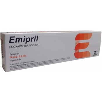 EMIPRIL (ENOXAPARINE SODIUM) SOLUTION 60 MG / 0.6 ML