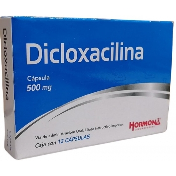DICLOXACILINA 500MG 12 CAPSULES