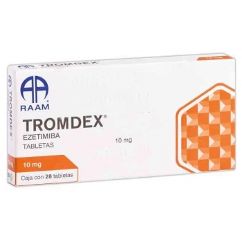 TROMDEX (EZETIMIBA) 10 MG 28 TABLETAS